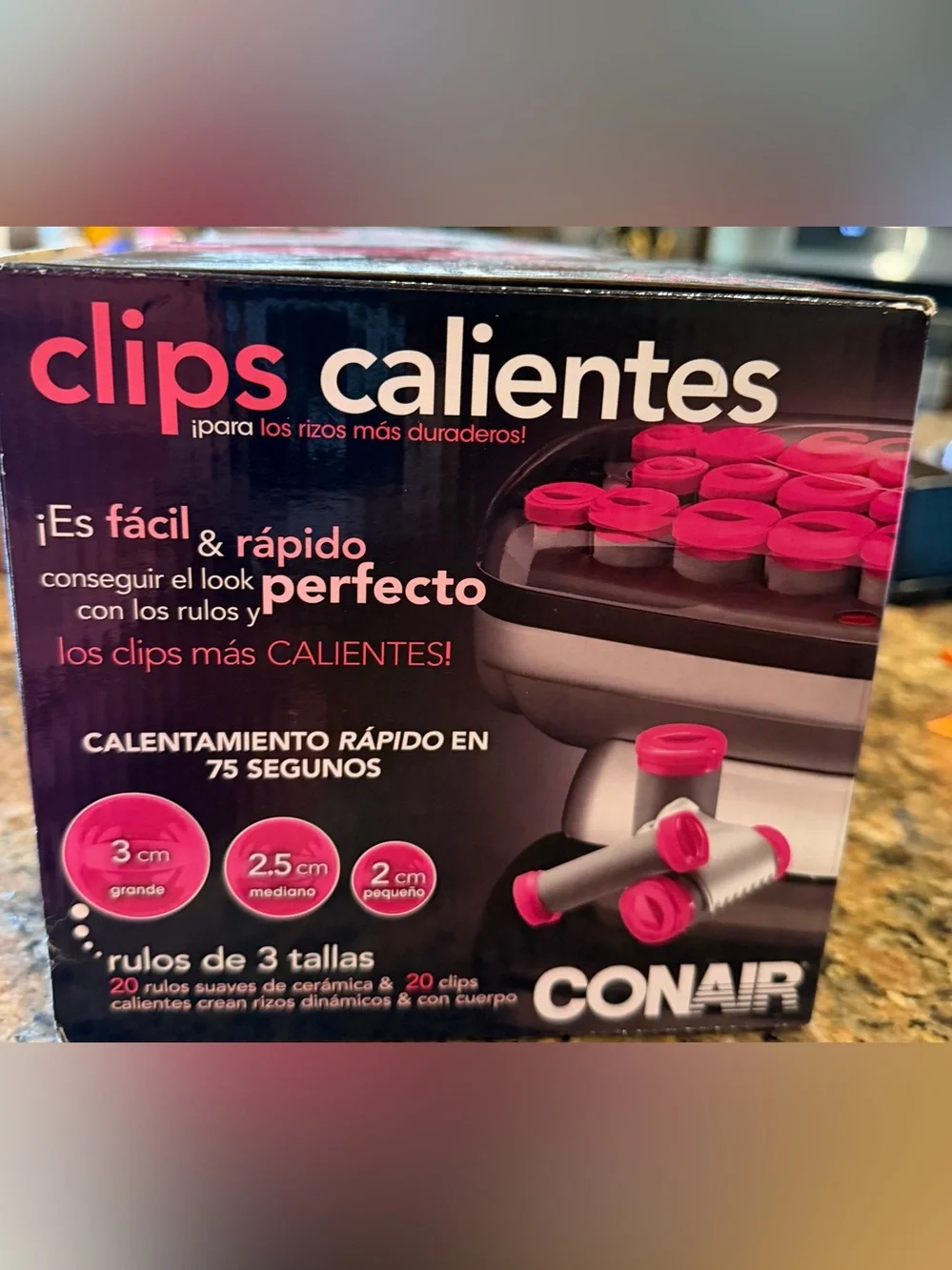 Conair Hot Clips Hot Rollers Set — Pink High-Volume Styling